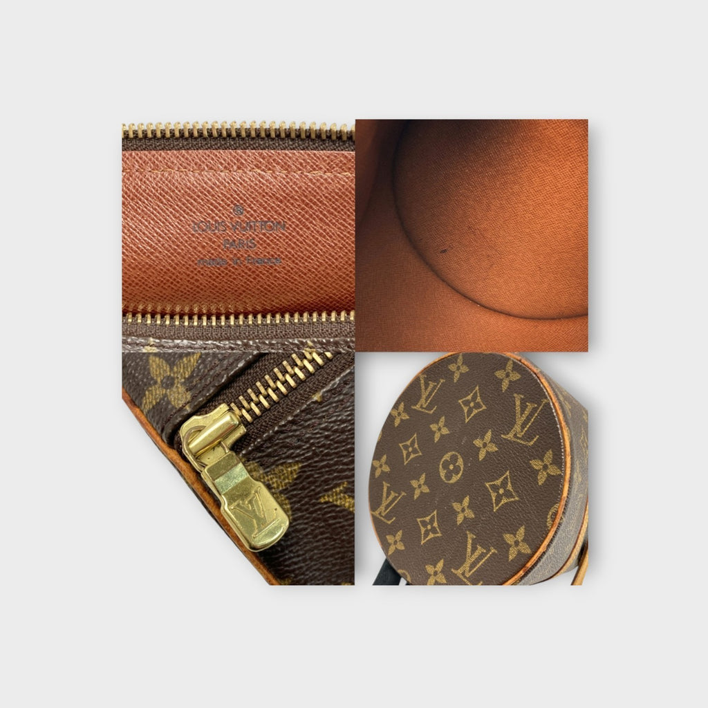 Louis Vuitton Monogram Papillon GM M51385 Handbag Canvas Leather Brown【B】