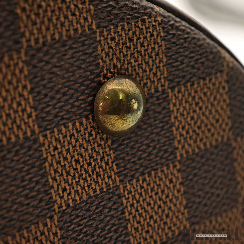 Louis Vuitton Mare N42240 Tote Bag With Pouch Bucket Bag Brown Gold Hardware
