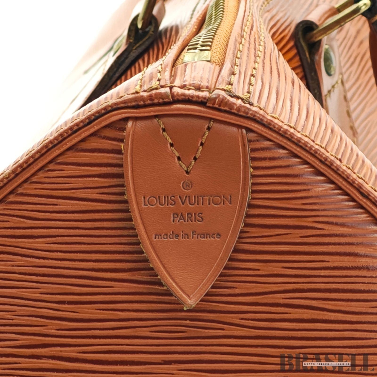 Borsa a mano Louis Vuitton Epi Speedy 30 marrone M43003 in pelle marrone da...
