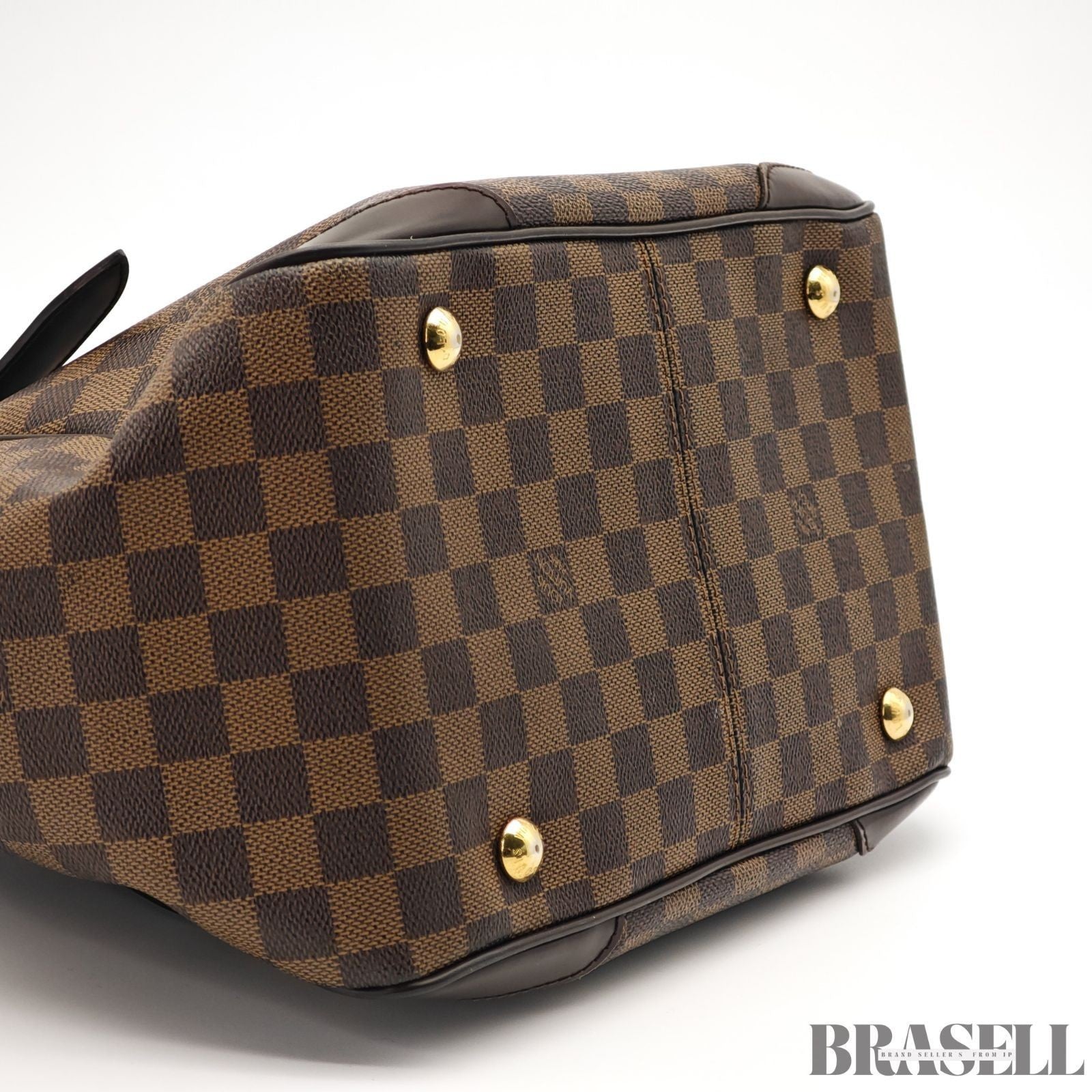 Louis Vuitton Damier Verona MM N41118 Bag Handbag Brown Women's With Key