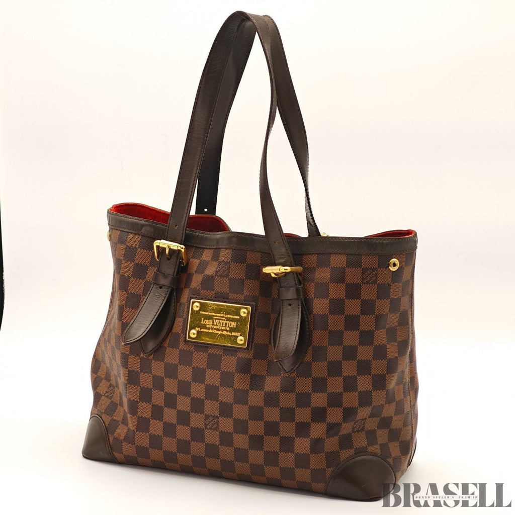 Louis Vuitton Hampstead MM N51204 Handbag Tote Bag Large Capacity Brown
