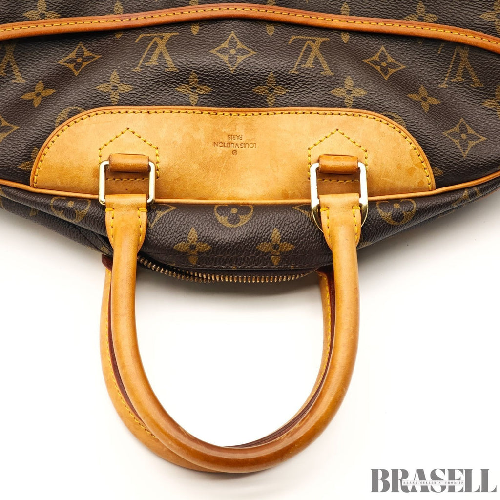 Louis Vuitton M47270 Monogram Deauville Handbag M47270 PVC Coated Canvas Brown