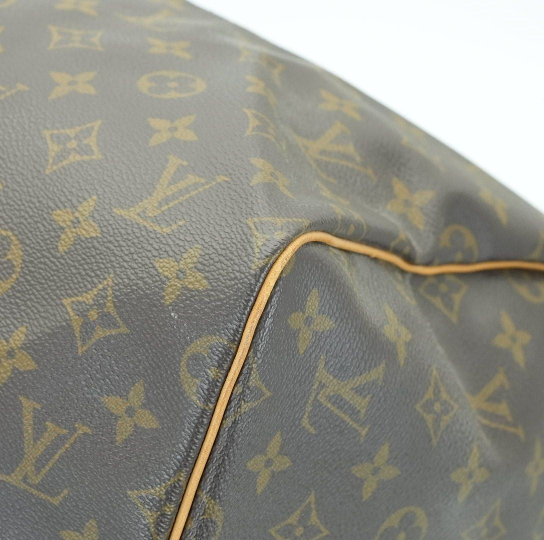 LOUIS VUITTON Keepall 55 M41424 Boston Bag Travel Bag Brown Large Capacity