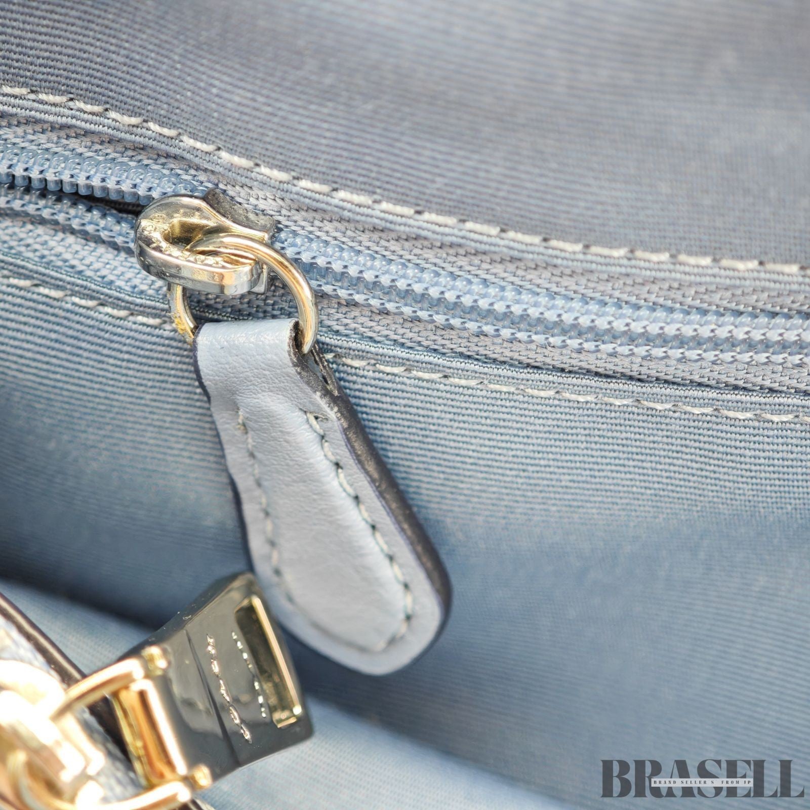 COACH Luxury Signature Tote Bag Beige/Blue for Women