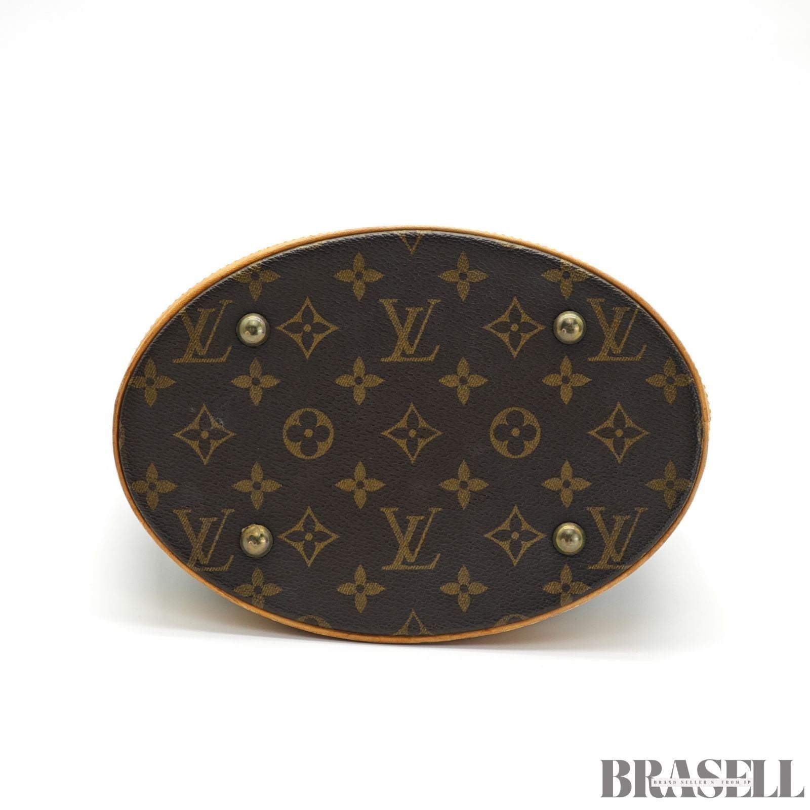 LOUIS VUITTON Bucket PM M42238 Monogram Shoulder Tote Bucket Bag Brown Women’s