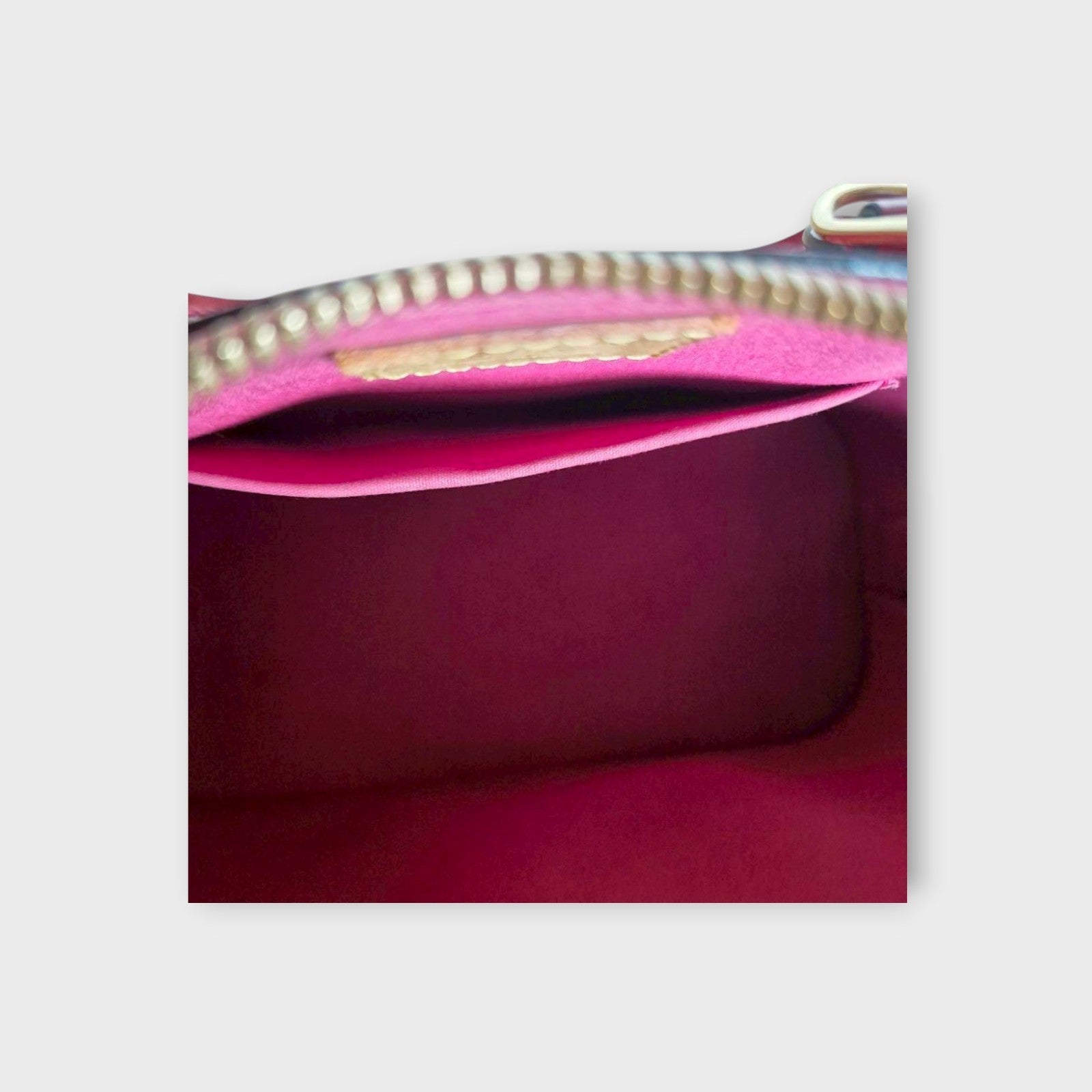 LOUIS VUITTON Alma BB Shoulder Bag Pink Rose Indigo