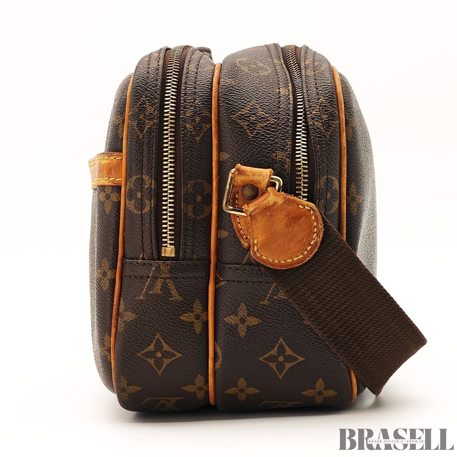 LOUIS VUITTON Reporter PM Crossbody Shoulder Bag Monogram Leather M45254 SP0053