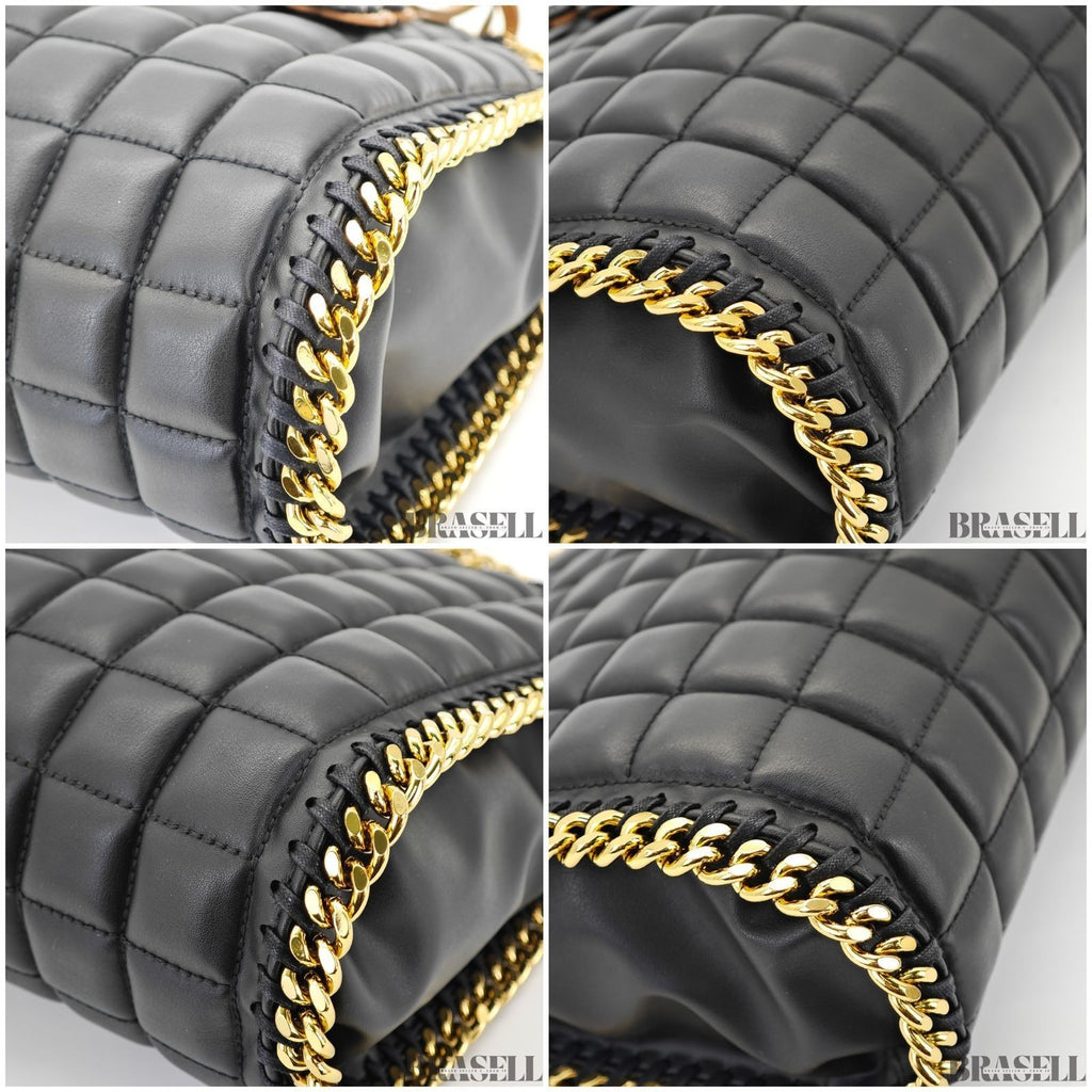 Stella McCartney Falabella 371223WP0269 Handbag/Shoulder Bag Embossed Gold Chain