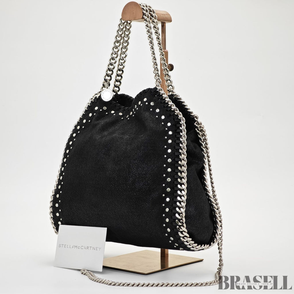 Stella McCartney Shoulder Bag/Handbag 2-Way Studs Black Women's