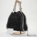 Stella McCartney Shoulder Bag/Handbag 2-Way Studs Black Women's