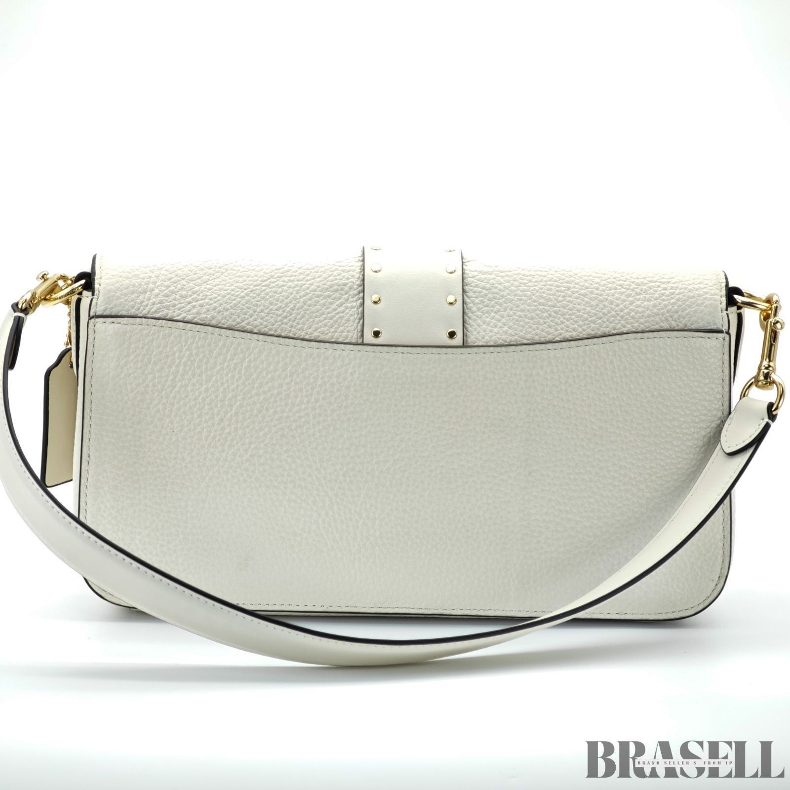 COACH Sulky F05497 Handbag Flap Compact Chalk Ivory Women’s