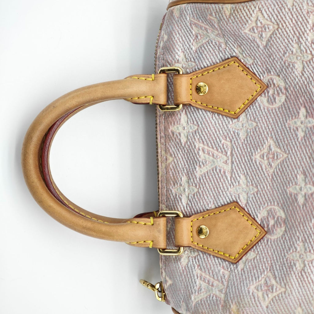 LOUIS VUITTON Monogram Denim Nano Speedy M81213 2-Way Shoulder Bag/Handbag