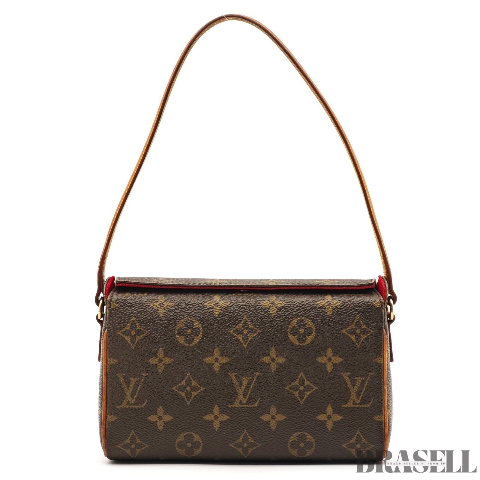 Louis Vuitton Recital M51900 Monogram Canvas Brown Handbag w/Box Dust Bag