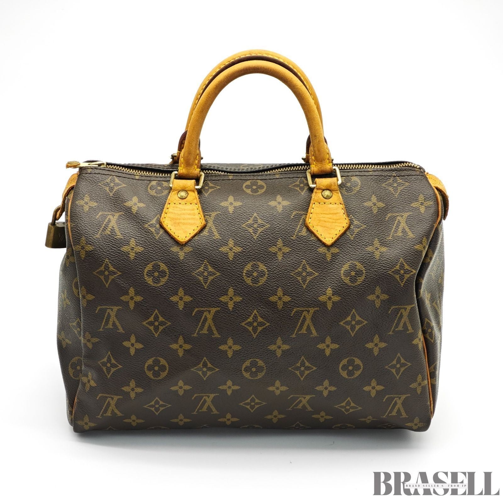 LOUIS VUITTON Speedy 30 M41526 Monogram Handbag Brown Women’s