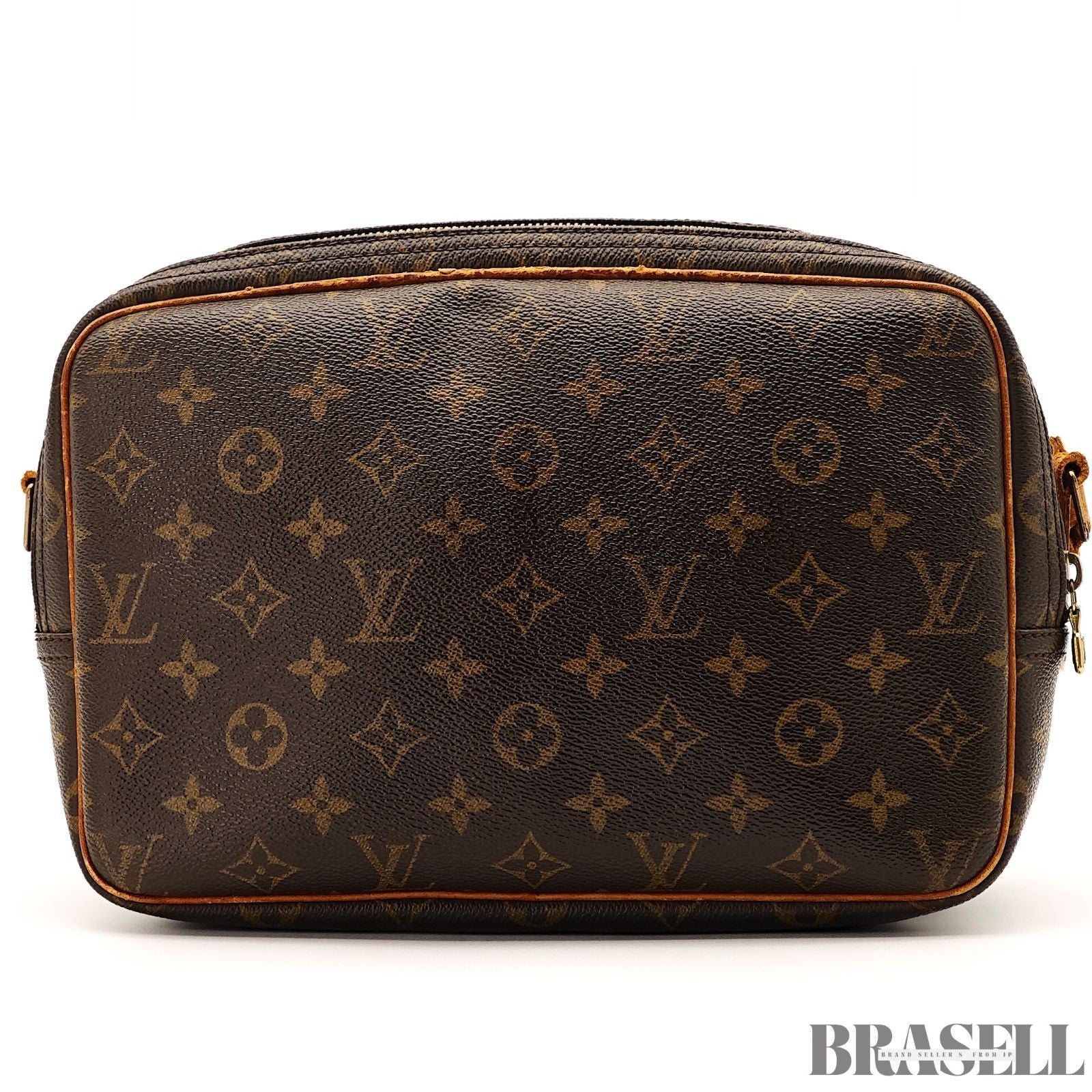 Louis Vuitton Monogram Reporter PM M45254 Shoulder Bag Horizontal Brown