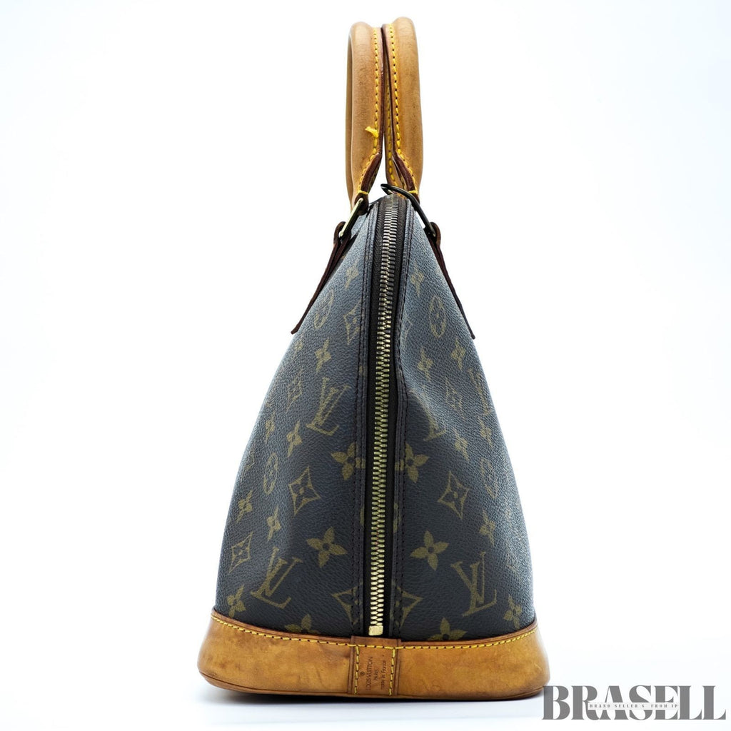 LOUIS VUITTON Alma PM M51130 Monogram Brown Top Handle Handbag Women’s