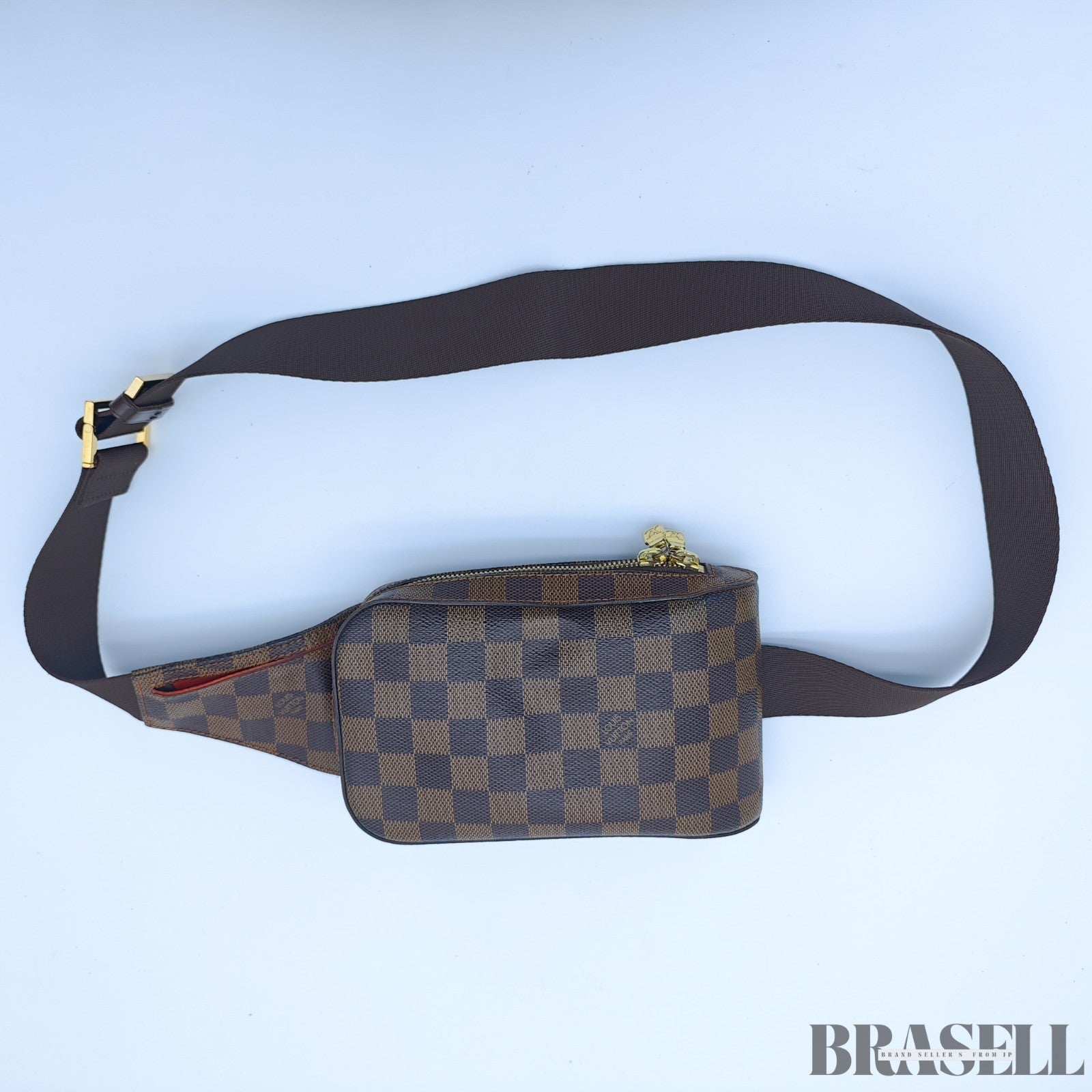 LOUIS VUITTON Geronimos N51994 Crossbody Bag Damier Ebene Brown