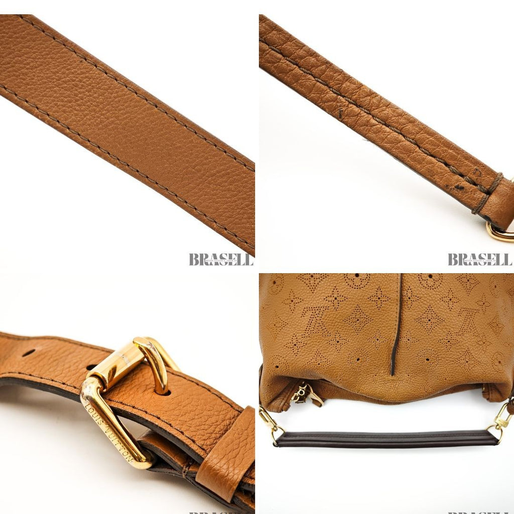 Louis Vuitton Serena PM M94212 Mahina Caramel 2Way Handbag Shoulder Bag