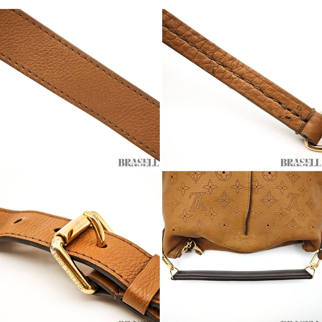 Louis Vuitton Serena PM M94212 Mahina Caramel 2Way Handbag Shoulder Bag