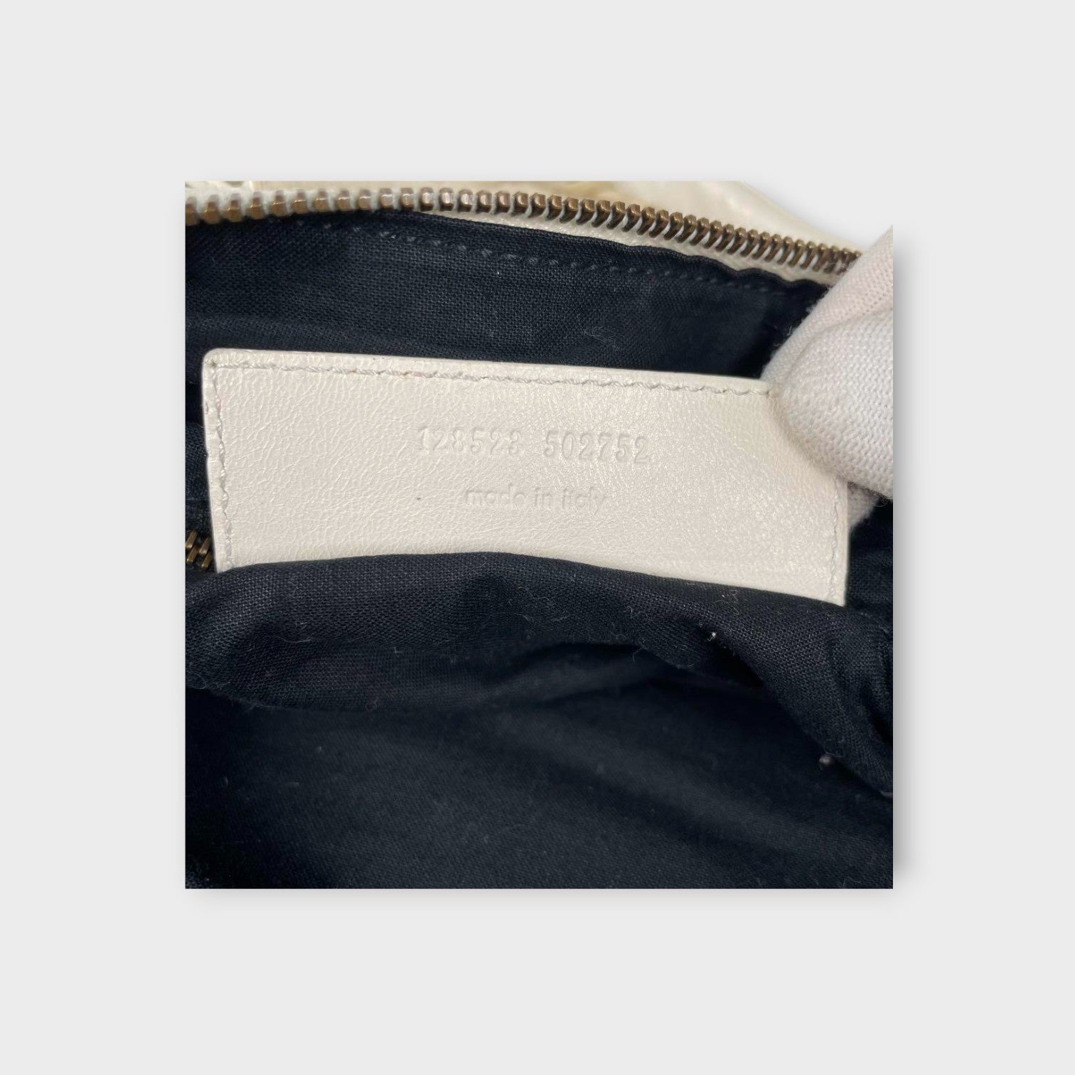 Balenciaga 2Way Handbag Shoulder Bag White Leather Zip 【B】