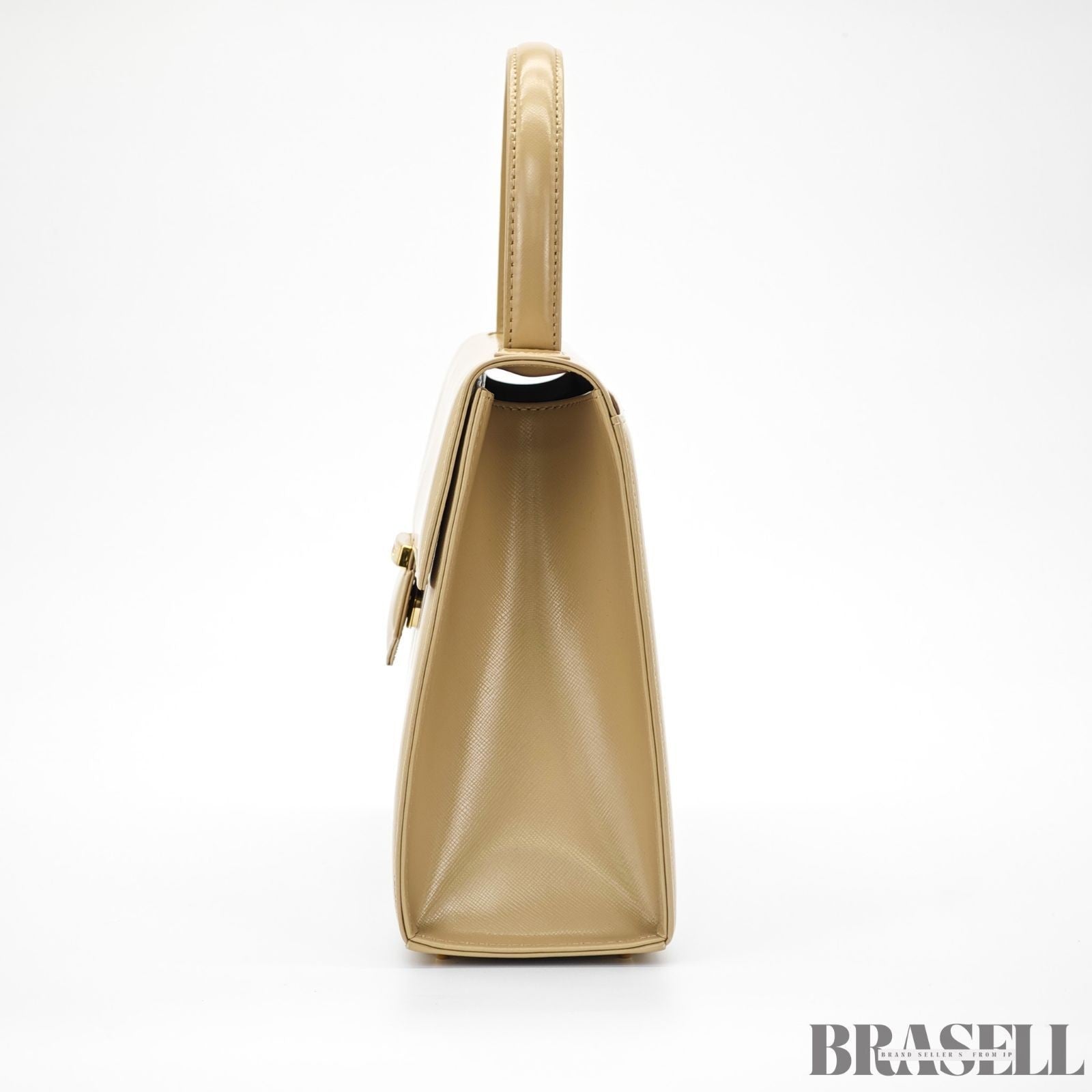 Yves Saint Laurent Vintage Style Top Handle Bag with Logo Hardware