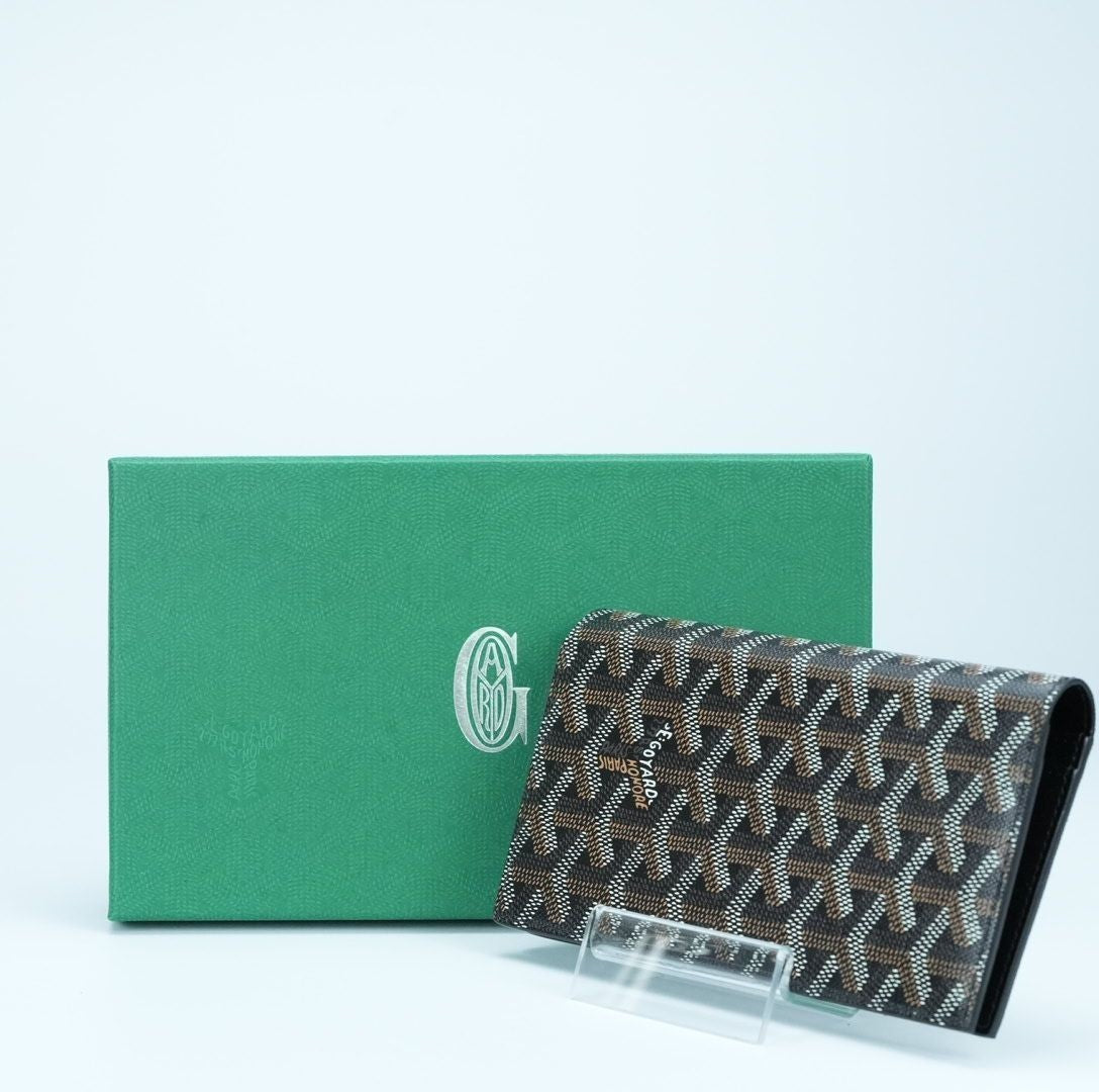 GOYARD Portefeuille ST. Roch 2 Herringbone Wallet with Bill Compartment