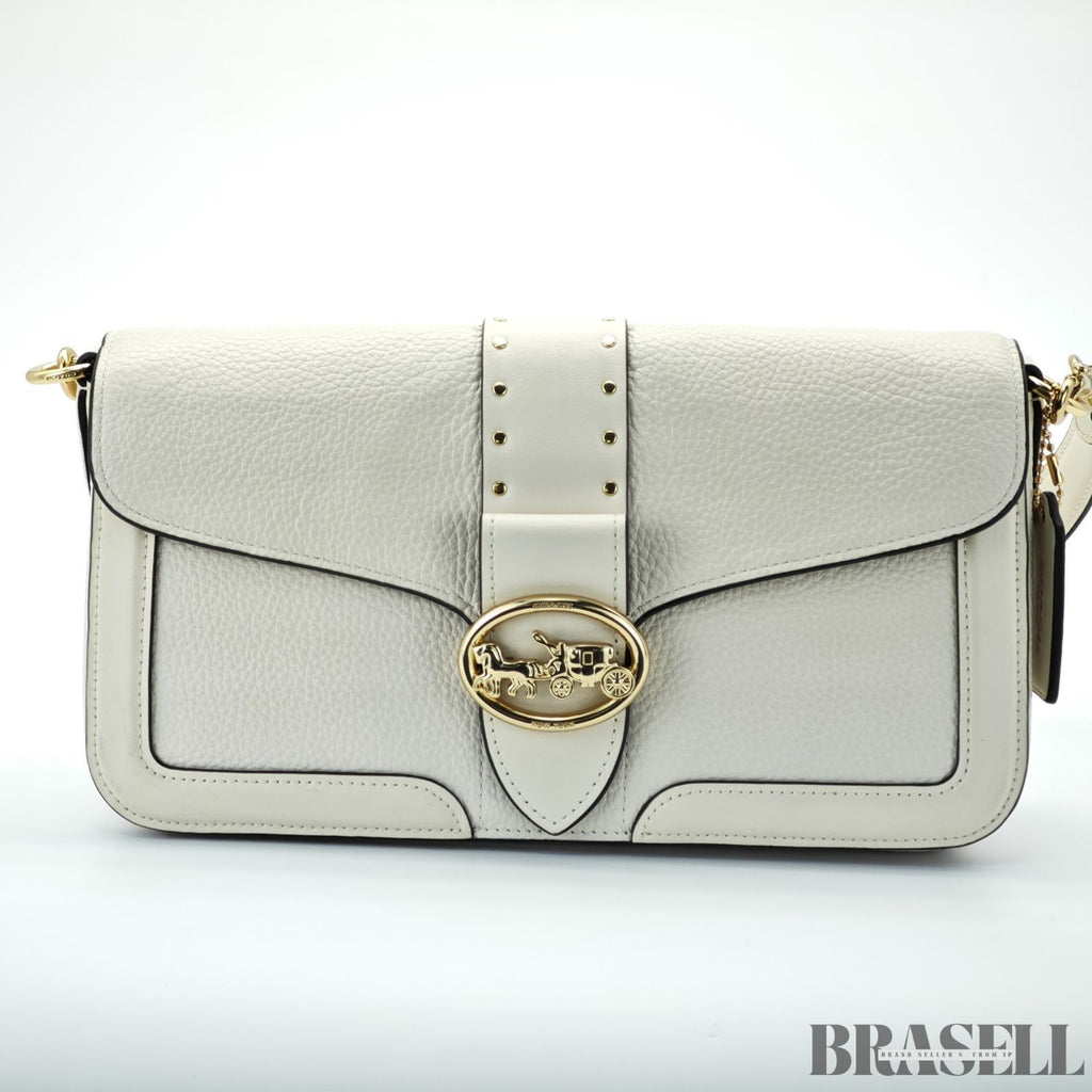 COACH Sulky F05497 Handbag Flap Compact Chalk Ivory Women’s
