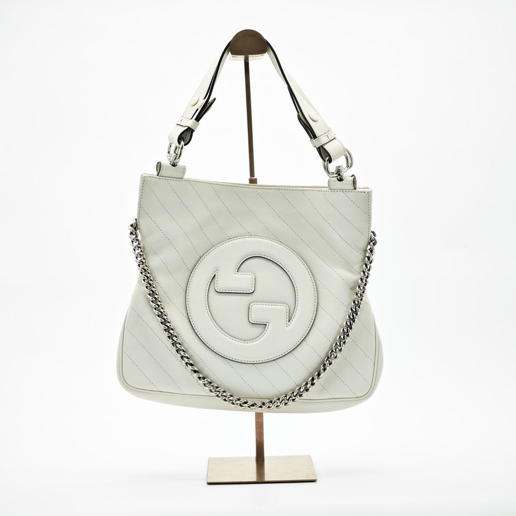 GUCCI Blondie Tote Bag Beige Color Women’s with Dust Bag
