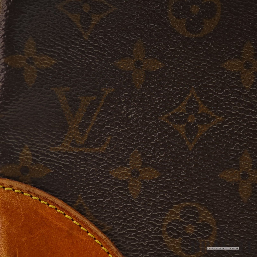 LOUIS VUITTON Boulogne 30 Shoulder Bag Monogram Leather Brown M51265 Women
