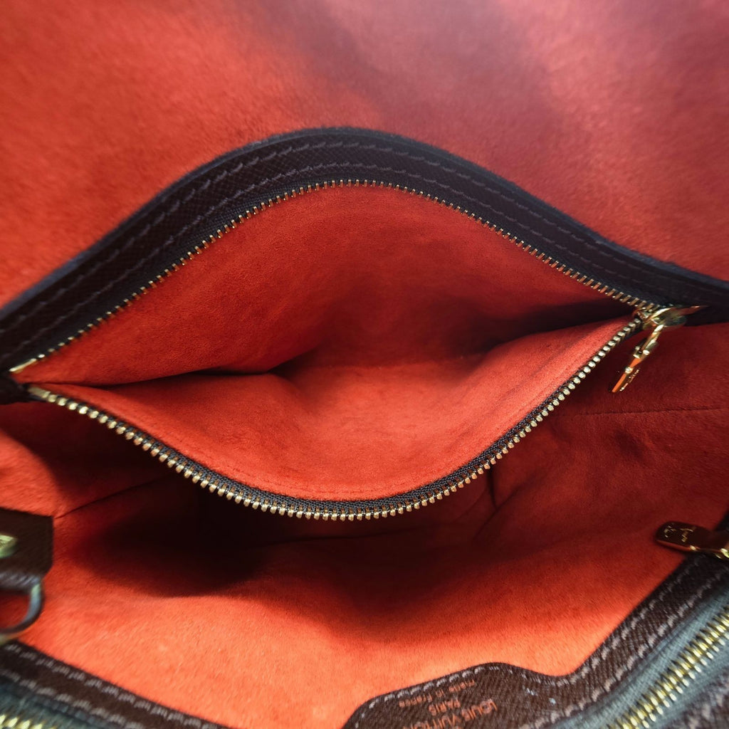 LOUIS VUITTON Damier Male Bucket Bag N42240 Tote Bag Bucket Bag Brown Women's