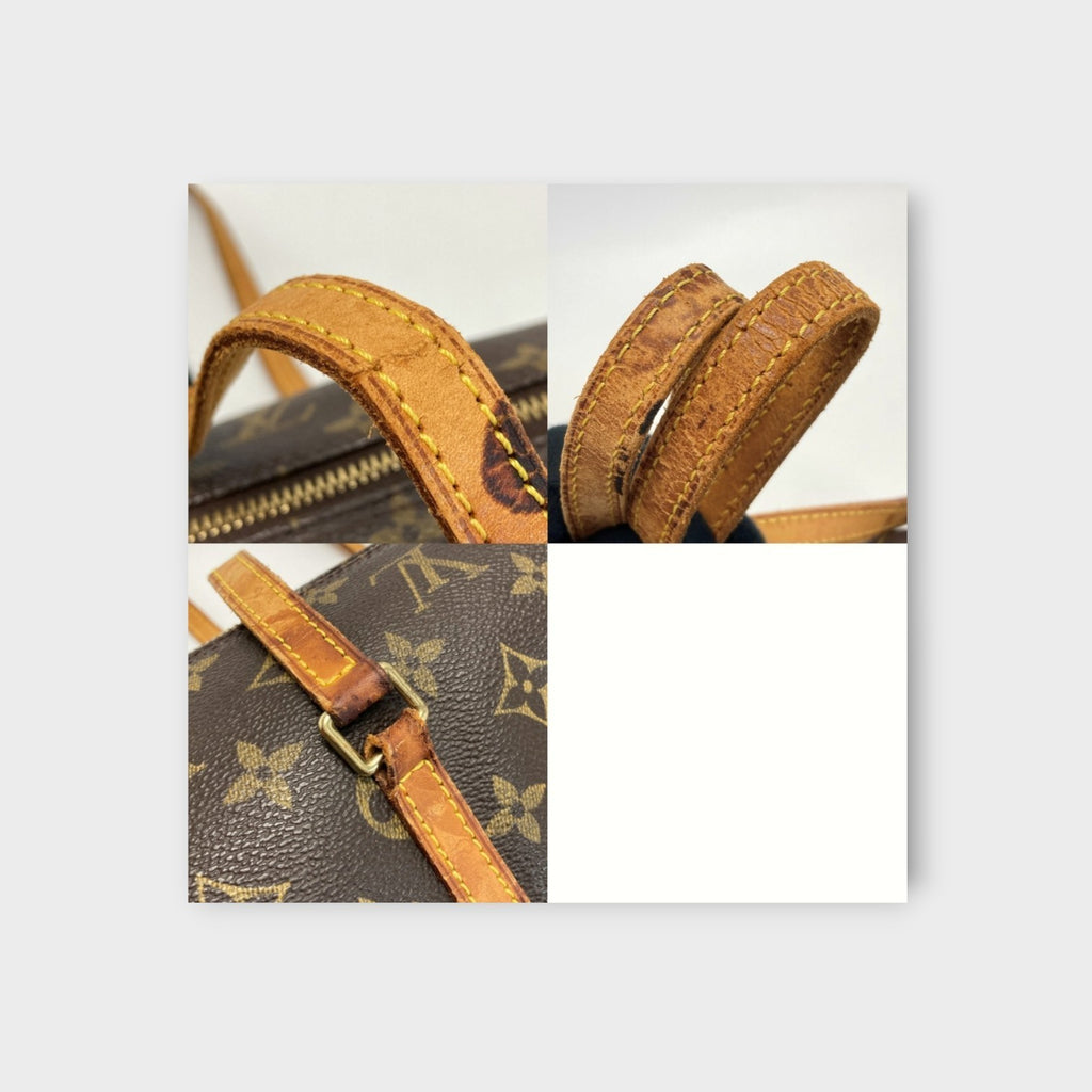 Louis Vuitton Monogram Papillon GM M51385 Handbag Canvas Leather Brown【B】