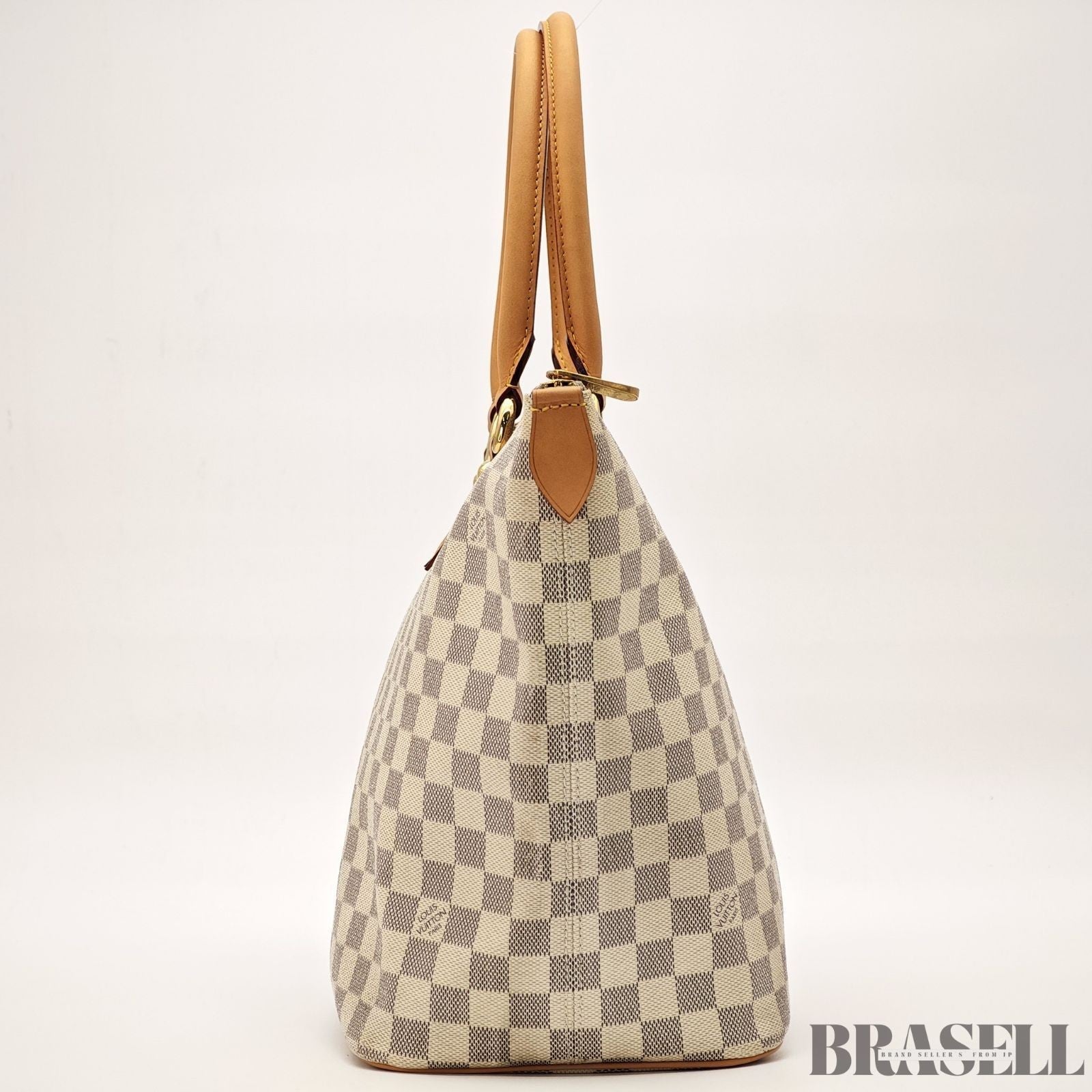 LOUIS VUITTON Saleya MM N51185 Tote Bag Damier Azur White Large Women's