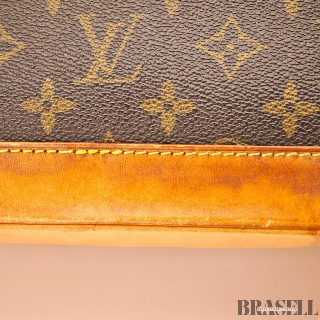LOUIS VUITTON Alma PM Handbag M51130 Monogram Leather Brown FL1010