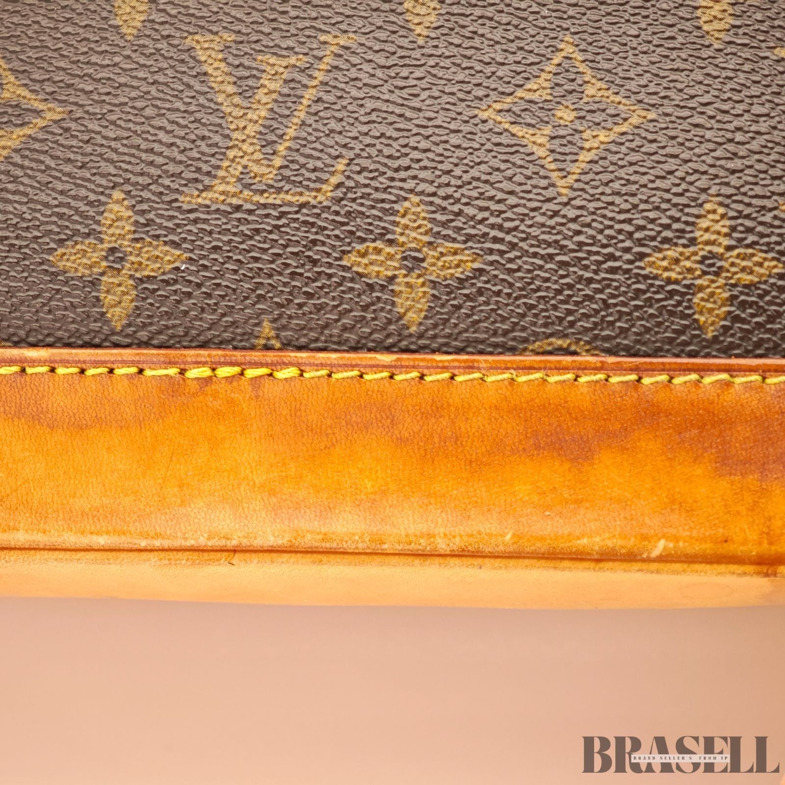 LOUIS VUITTON Alma PM Handbag M51130 Monogram Leather Brown FL1010