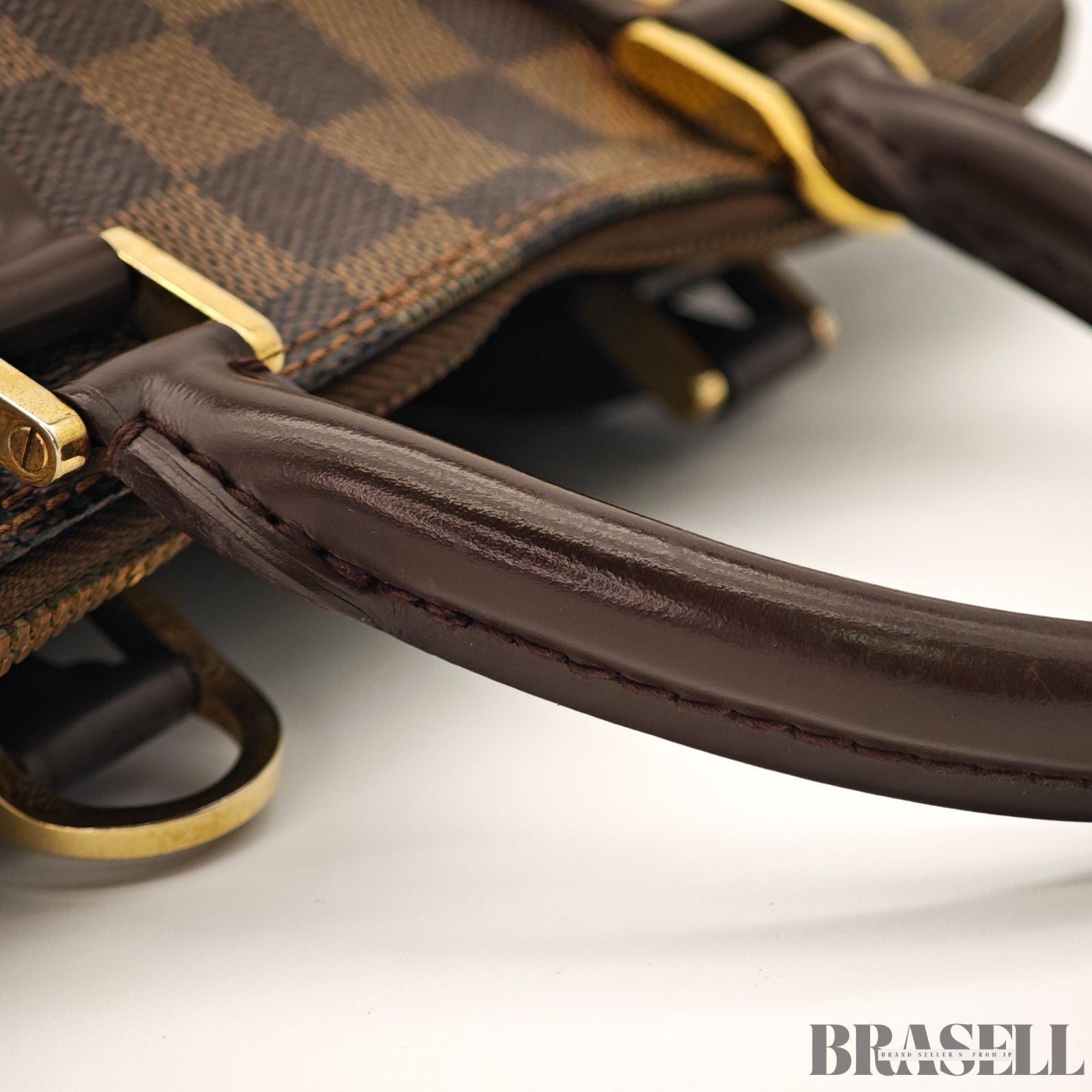 Louis Vuitton Hand Bag N51131 Alma Ebene Damier Canvas Brown FL1014