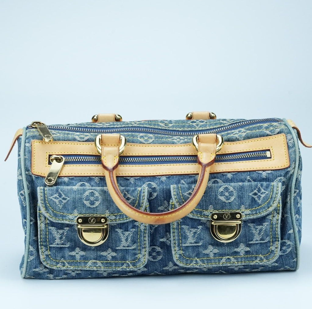 LOUIS VUITTON Monogram Denim Neo Speedy Blue M95019