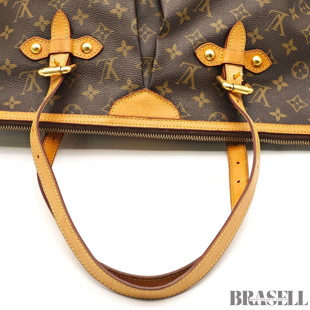 LOUIS VUITTON LV Palermo GM Shoulder Tote Bag Monogram M40146 Brown