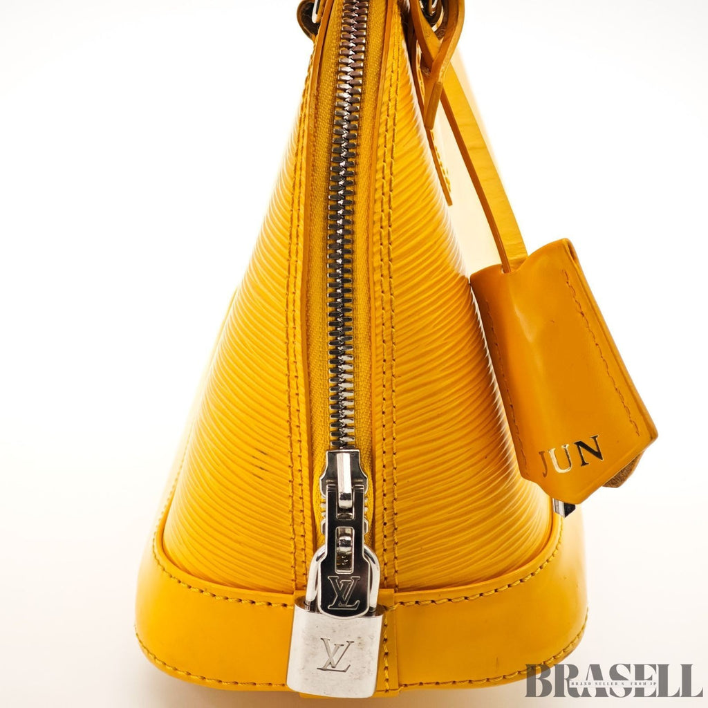 LOUIS VUITTON M40866 Epi Alma BB 2Way Citron Shoulder Bag Crossbody Handbag