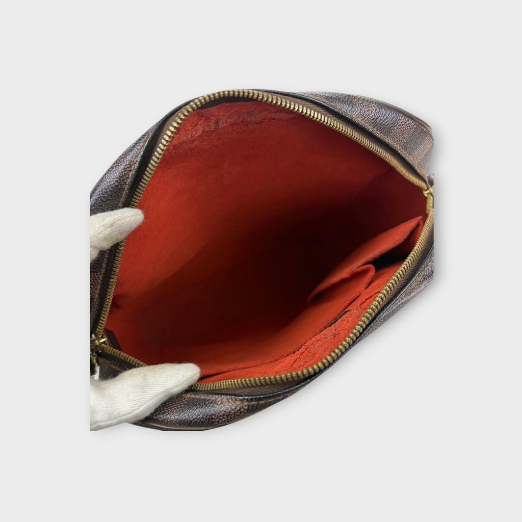 Louis Vuitton Ipanema GM One Shoulder Bag Damier Leather N51292 Brown 【B】