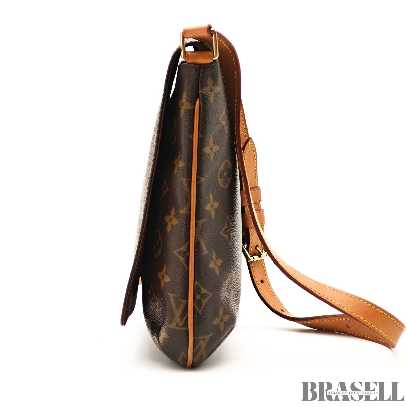 Louis Vuitton Musette Salsa M51387 Monogram Canvas Brown Shoulder Bag Woman