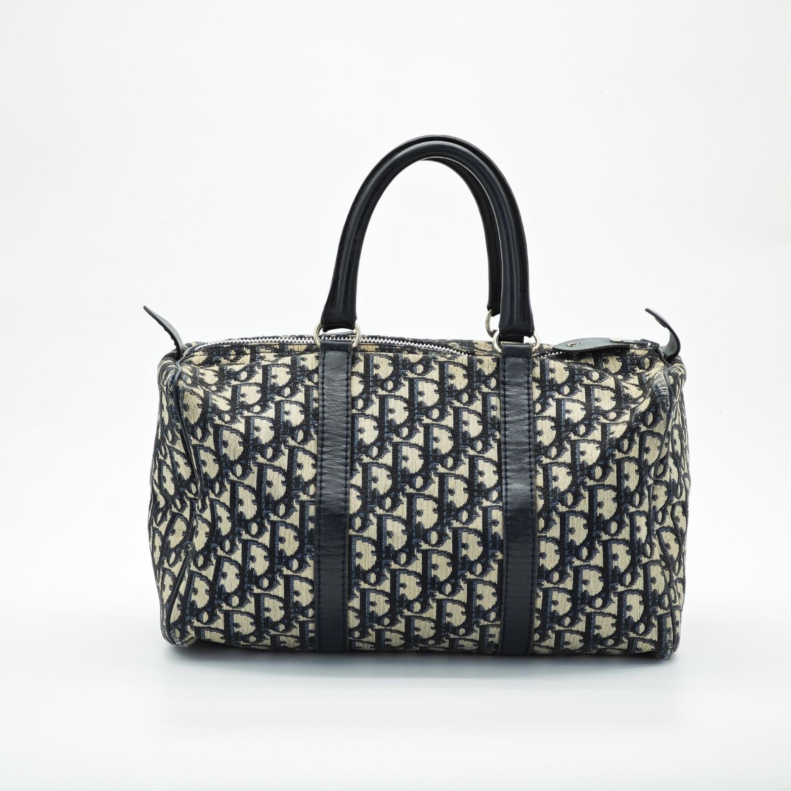 Dior Trotter Boston Bag Canvas Navy Color Women’s Bag