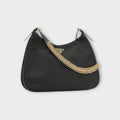 Prada Tessuto Light Chain Accessory Pouch One-Shoulder Bag Handbag Nero Black【A】