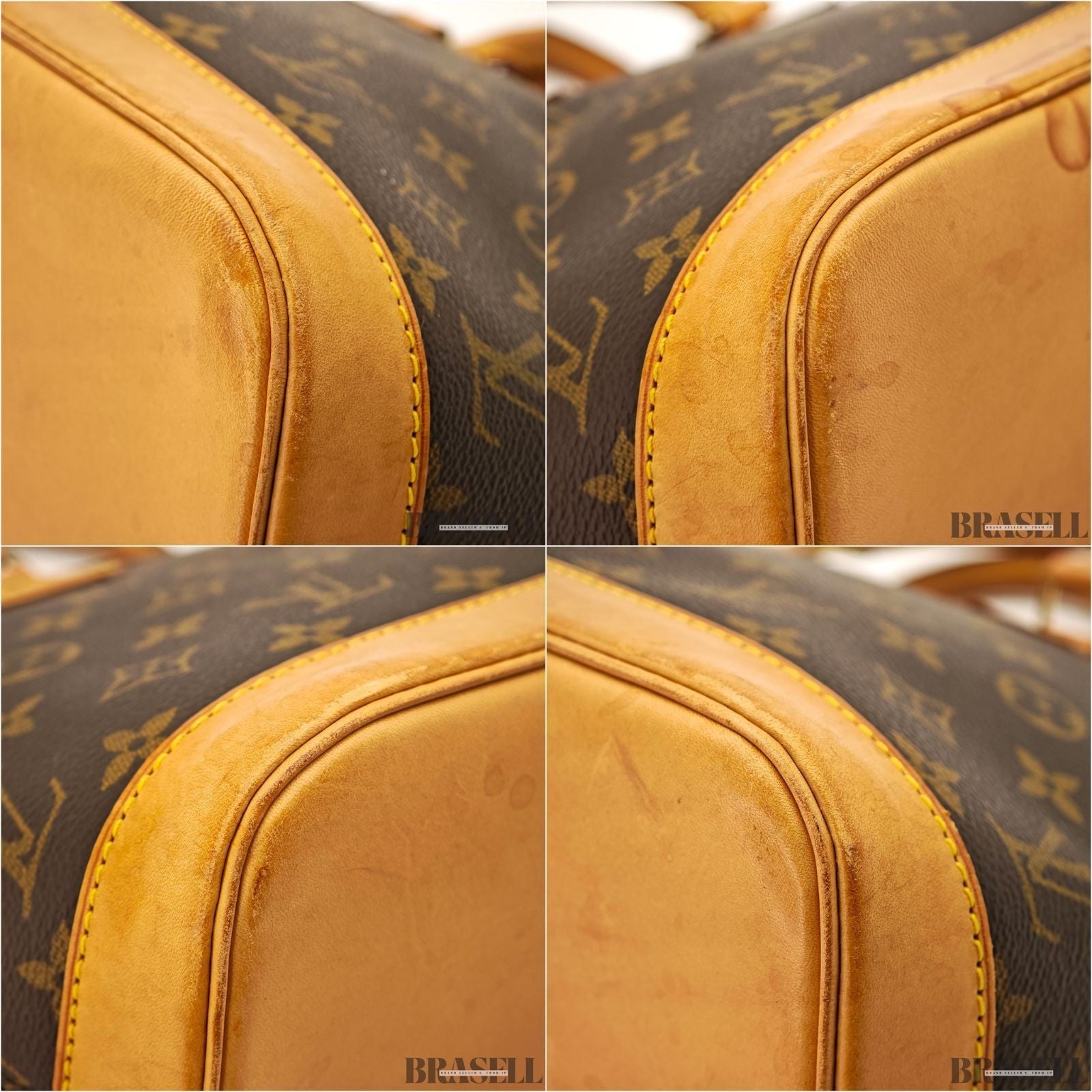 Louis Vuitton Alma PM Monogram M51130 Bag Handbag Brown Unisex With Padlock