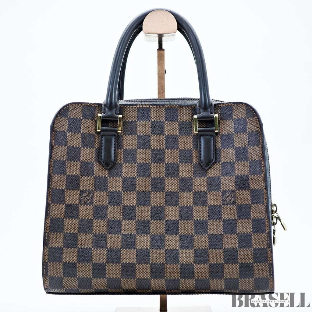 LOUIS VUITTON Triana N51155 Damier Ebene Handbag Brown Women’s
