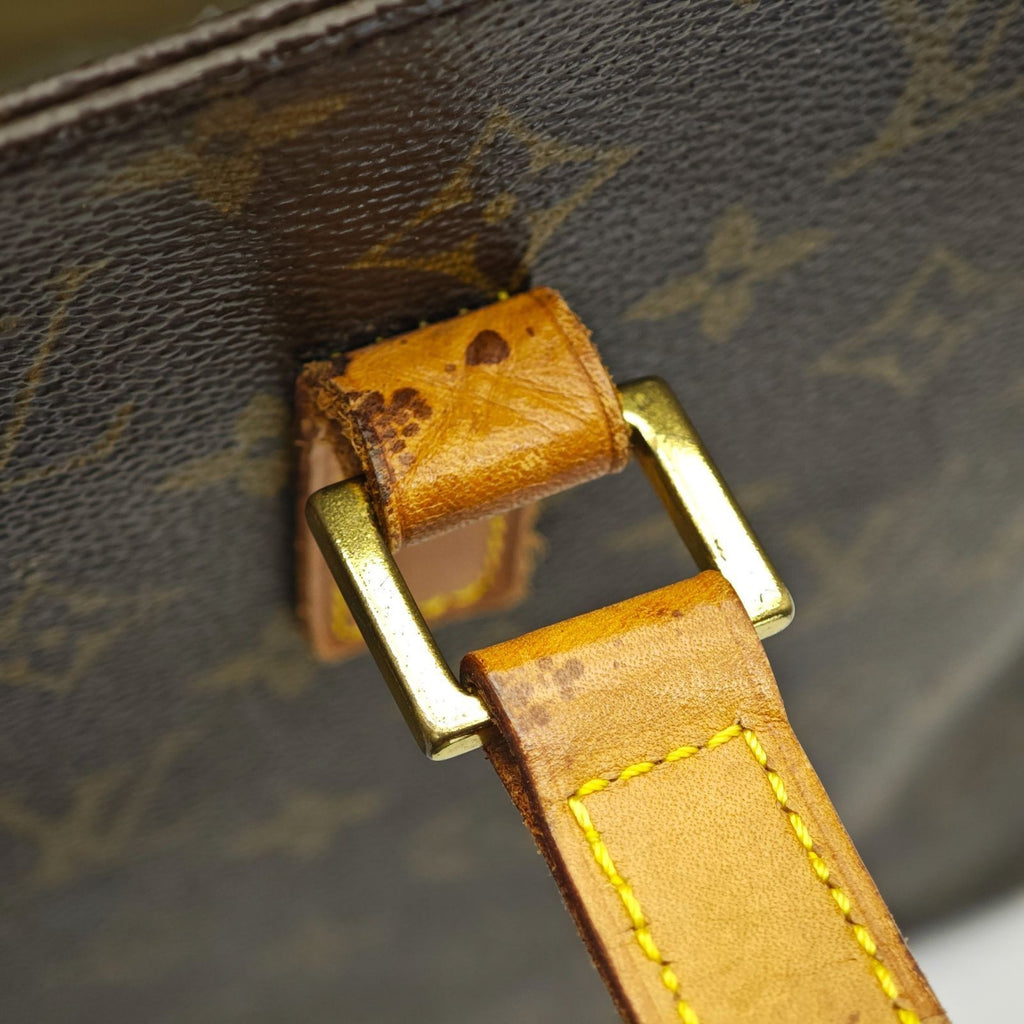 LOUIS VUITTON Luco M51155 Monogram Large Tote Shoulder Bag Brown Leather Women’s