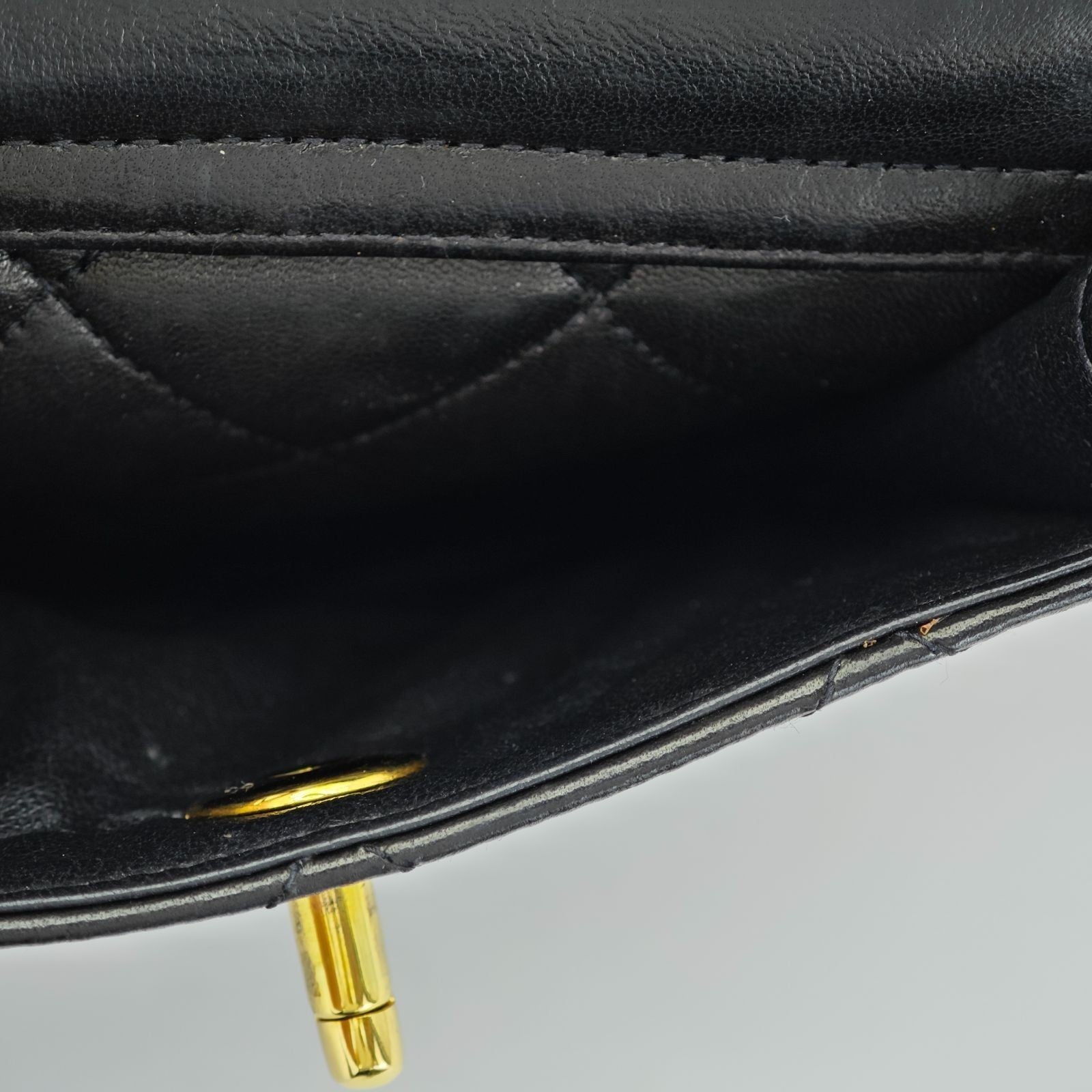 CHANEL Matelasse Bag Backpack Black Women's