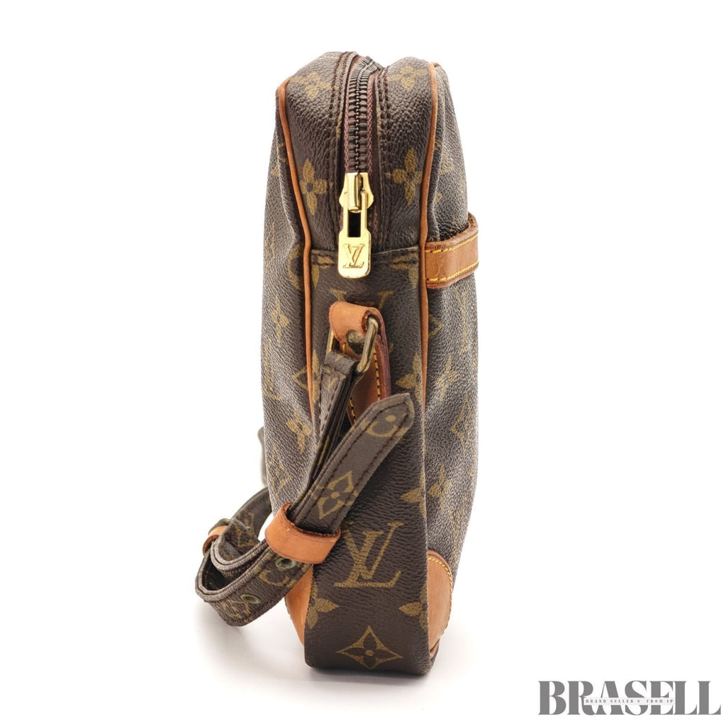 LOUIS VUITTON Danube M45266 Shoulder Bag Monogram Leather Brown France Women