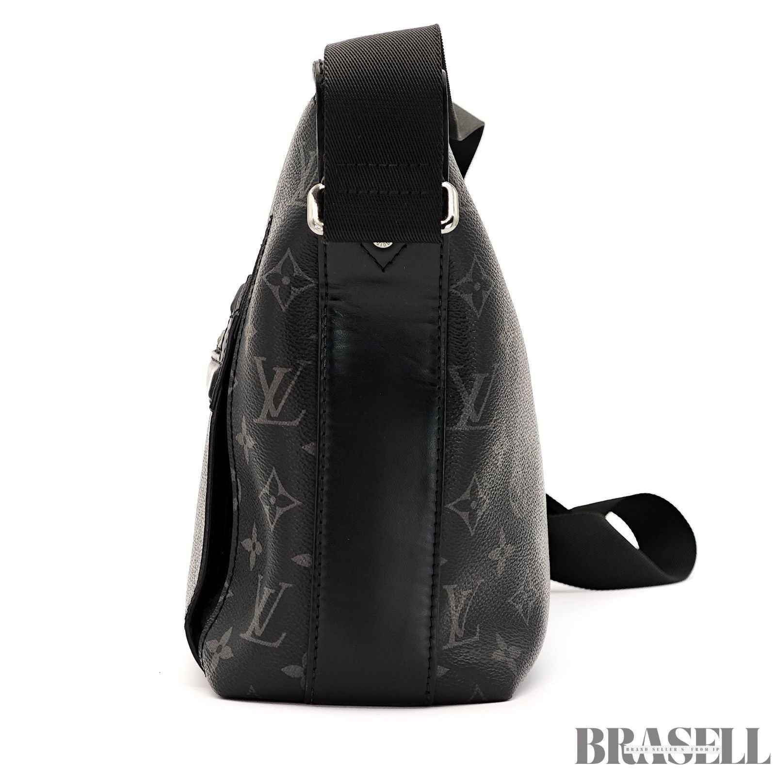 Louis Vuitton Odyssee Messenger PM M44223 Shoulder Bag Monogram Eclipse Black