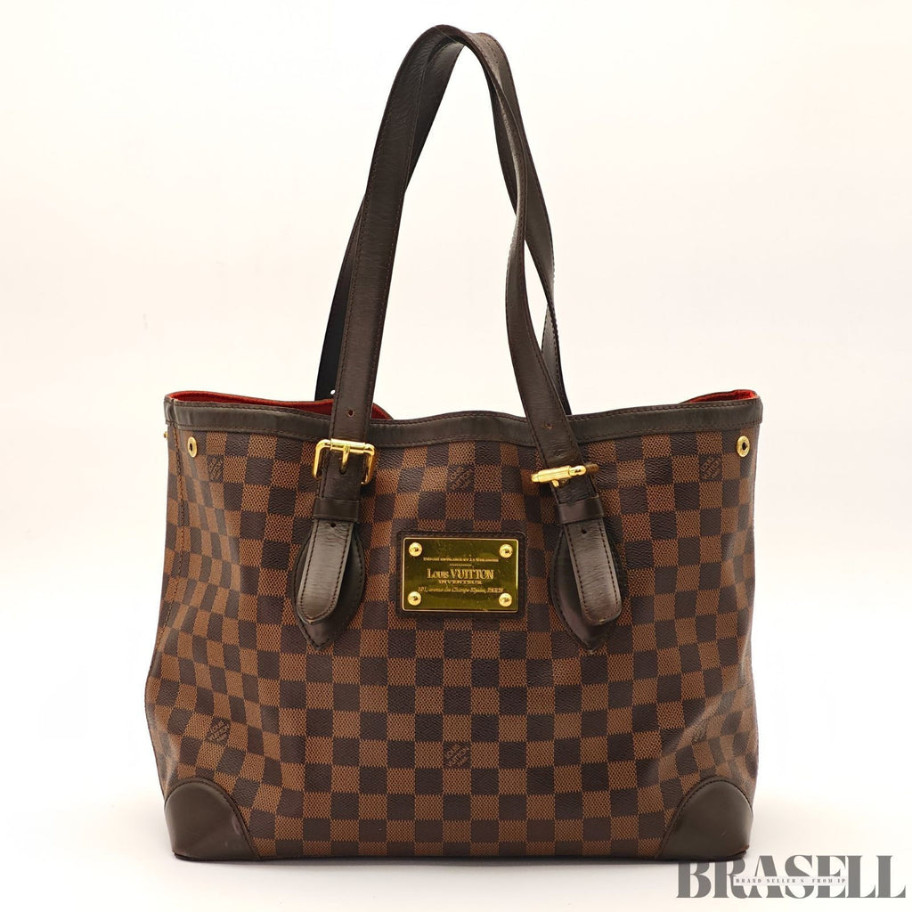 Louis Vuitton Hampstead MM N51204 Handbag Tote Bag Large Capacity Brown