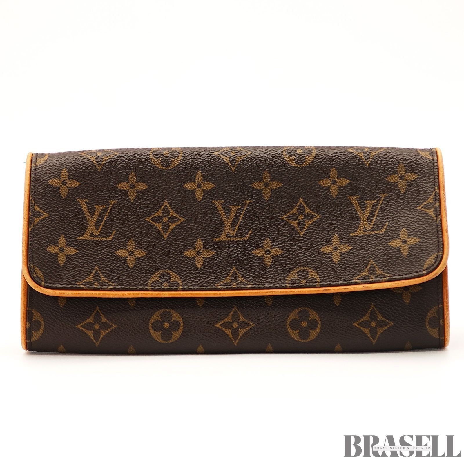 LOUIS VUITTON Pochette Twin GM 2Way Shoulder Bag Monogram Brown M51852 SD0031
